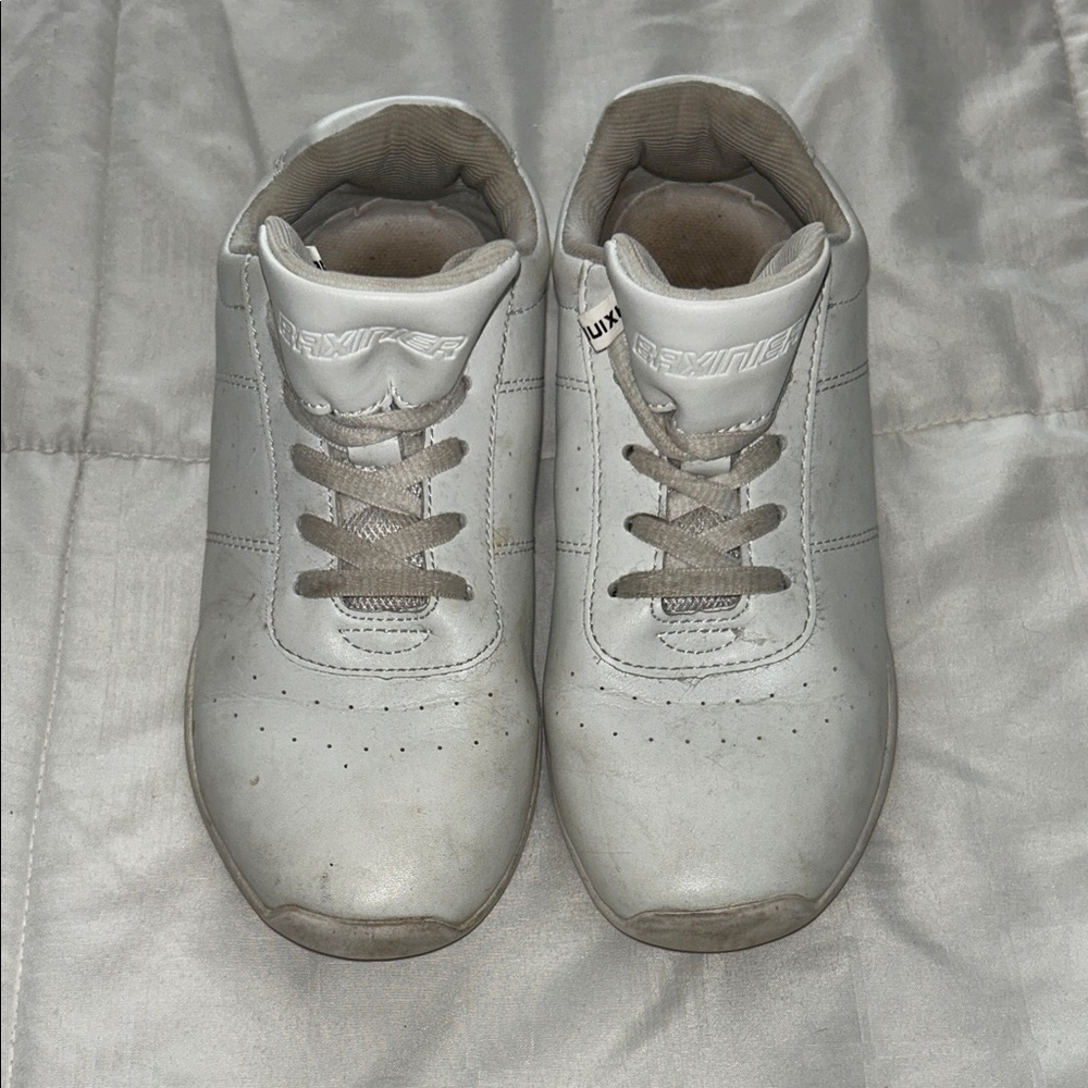Girls Cheer Shoes Size 2 – White Practice/Competition Sneakers